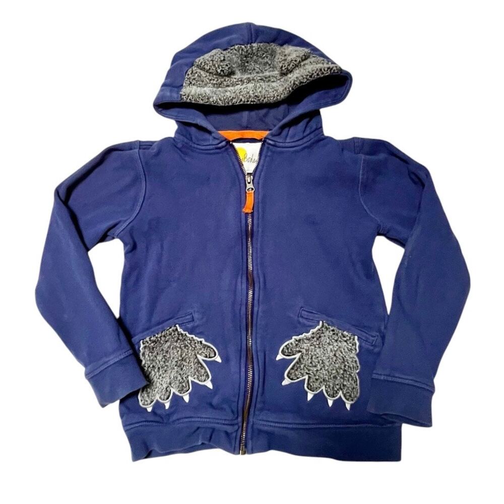 Mini Boden Wolf Costume Hoodie Sweatshirt Size 9/10